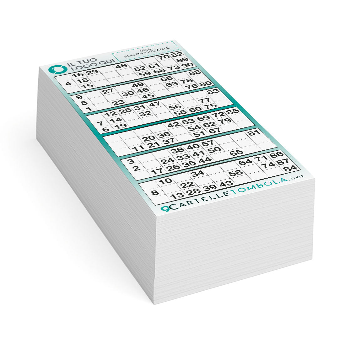 Cartelle personalizzate INTERA 6 tabelle formato 15x32 cm