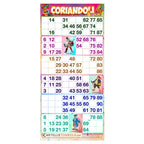 Cartelle TEMA CORIANDOLI 6 tabelle formato 15x31 cm
