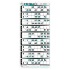 Cartelle personalizzate DECIMA INTERA 9 tabelle formato 15x32 cm