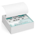 Cartelle personalizzate DECIMA SINGOLA 1 tabella formato 15x15 cm