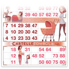 Cartelle TEMA FESTA DELLA MAMMA 6 tabelle formato 15x32 cm