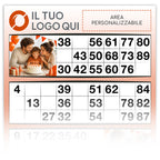 Cartelle personalizzate INTERA CON FOTO 6 tabelle formato 15x32 cm