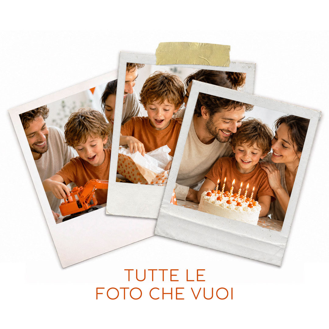 Cartelle personalizzate INTERA CON FOTO 6 tabelle formato 15x32 cm