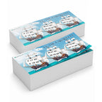 Cartelle tombola gioco LE TRE CARAVELLE formato 21x10 cm