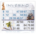 Cartelle TEMA INVERNO 6 tabelle formato 15x32 cm