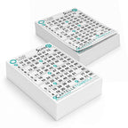 Cartelle tombola gioco SUPER OTTO formato 16x21 cm